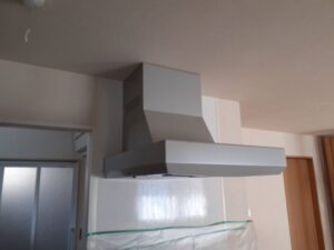 福岡キッチン取付け隊　サイドレンジフードの取替　施工前